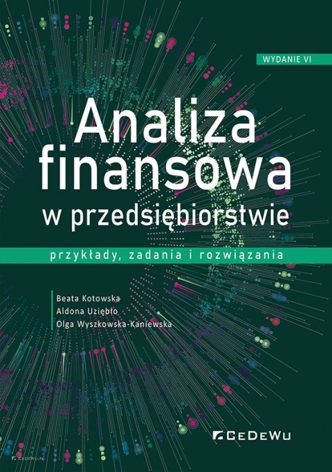 Analiza Finansowa W Przedsi Biorstwie Przyk Ady Zadania I